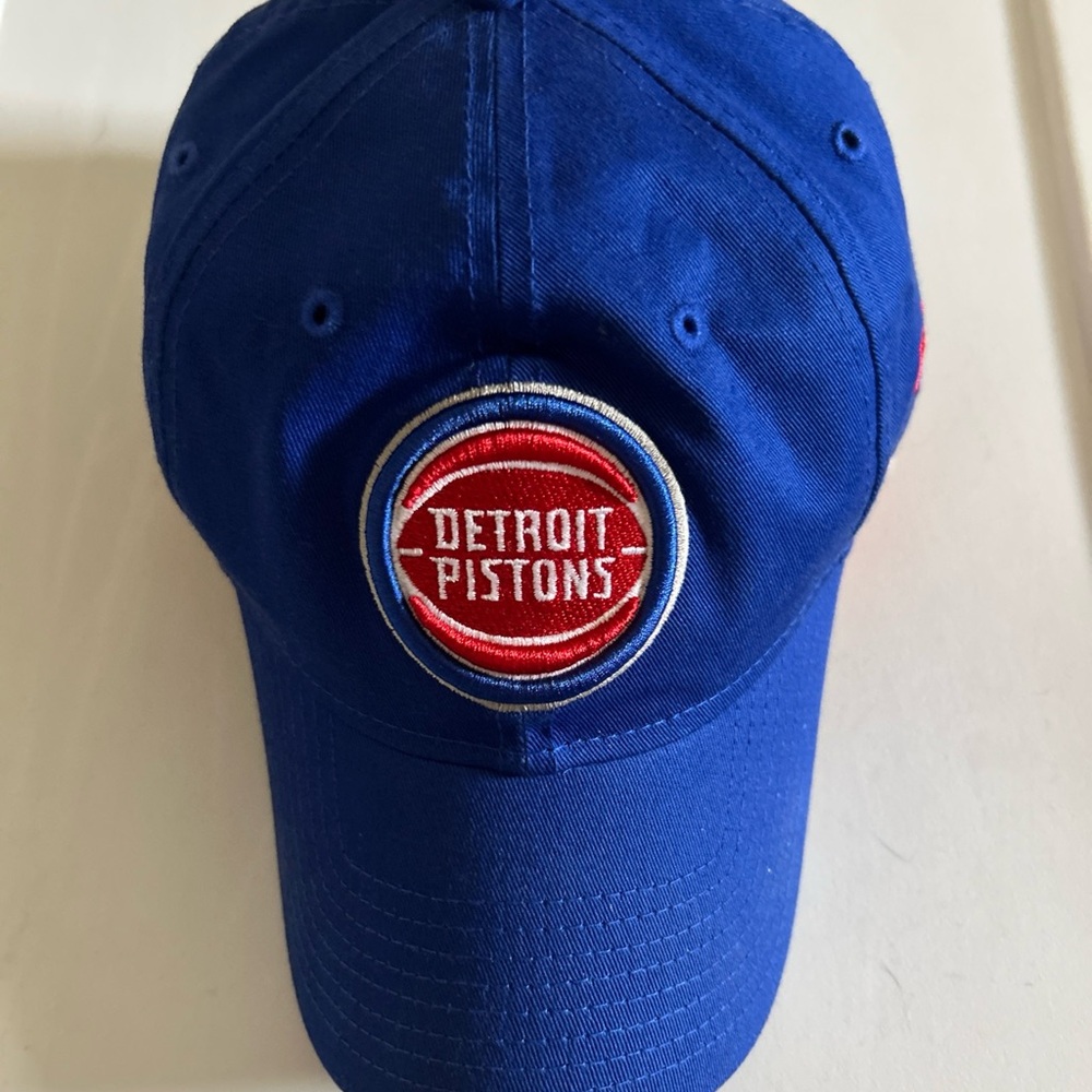 DETROIT PISTONS NEW ERA 9Twenty NBA Adjustable Strapback Hat Cap Royal Blue